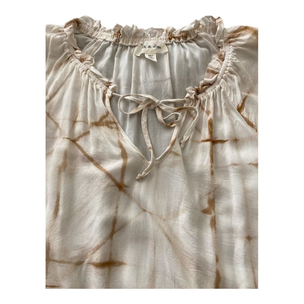 Cloth & Stone Top, Size Large, Elastic At Waist A… - image 4